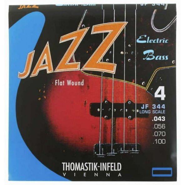 Thomastik Infeld JF344 Jazz Gitar Flatwound Takım Tel - 1