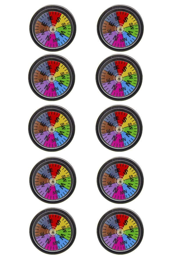 Pusula 10 Adet Tüm Dünyada Kıbleyi Gösteren Akıllı Pusula