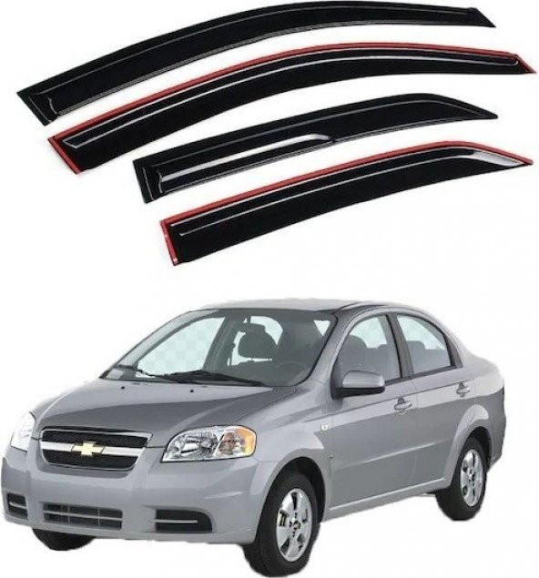 Chevrolet Aveo 2006-2010  Arası  Cam Rüzgarlık 4lü Takım