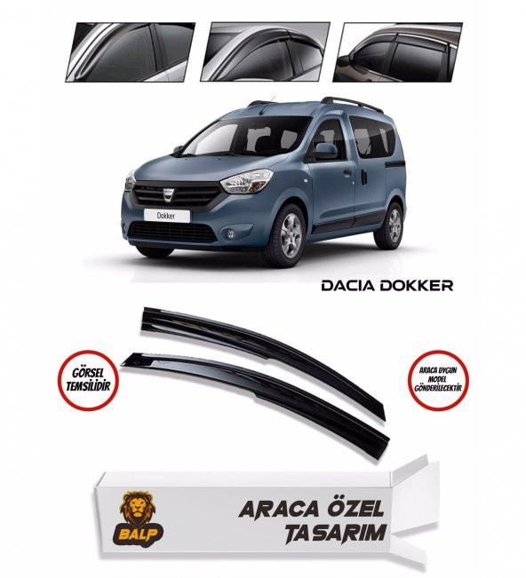 Dacia Dokker Cam Rüzgarlığı Mugen Tip 2 li - 3