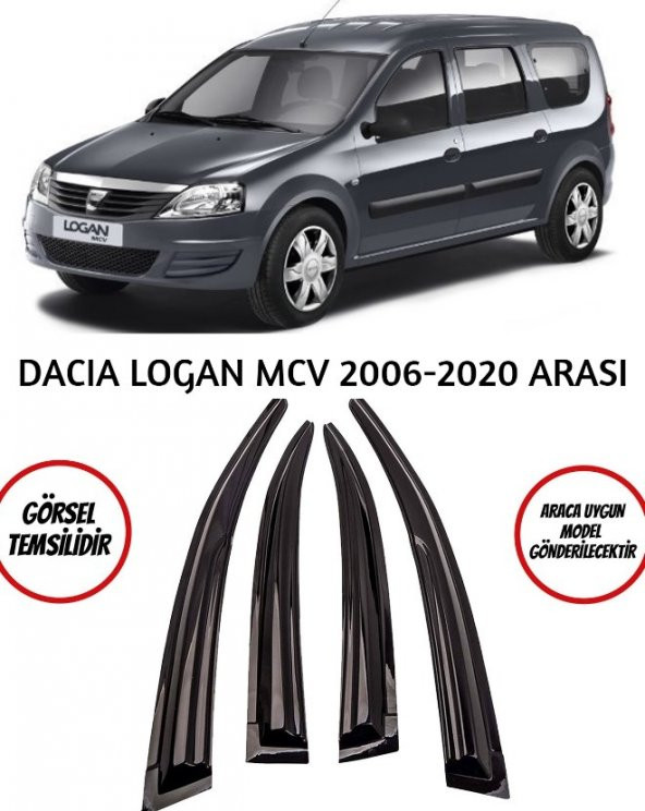 Dacia Logan MCV Cam Rüzgarlığı 4lü