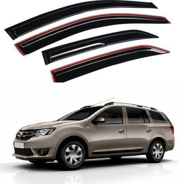 Dacia Logan MCV Cam Rüzgarlığı 4lü - 3