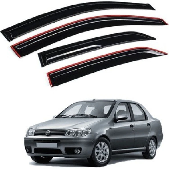 Fiat Albea-Palio Cam Rüzgarlığı 4lü Takım - 4