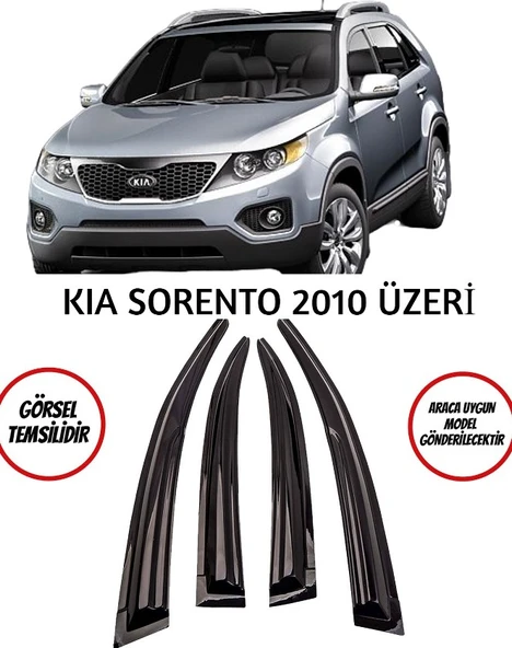 Kia Sorento Cam Rüzgarlığı 4lü 2010 ve Üzeri