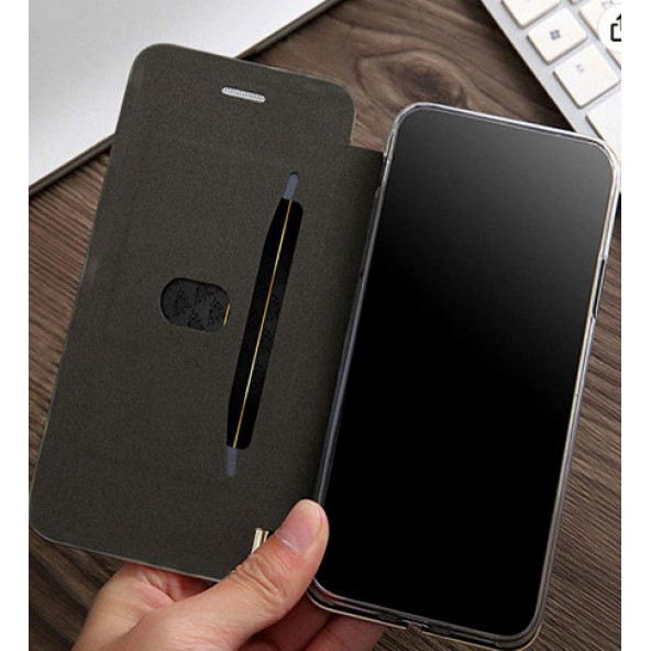 SAMSUNG GALAXY M30 KAPAKLI GİZLİ MIKNATISLI MAGNUM KILIF LÜKS TAM ORJİNAL KALIP ürün görseli 1