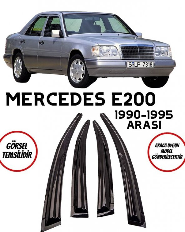 Mercedes E200 Cam Rüzgarlığı 4lü 1990 ve Üzeri