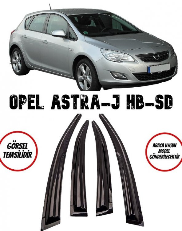 Opel Astra J Cam Rüzgarlığı 4lü