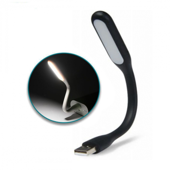 LAPTOP USB LED LAMBA- ESNEK LED IŞIK OKUMA LAMBASI powerbank usb