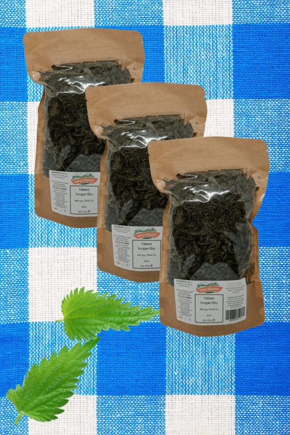 Karşı Köyden Isırgan Otu (Urtica Dioica) Bitki Çayı & Vegan Besini  - 3 Adet x 50gr