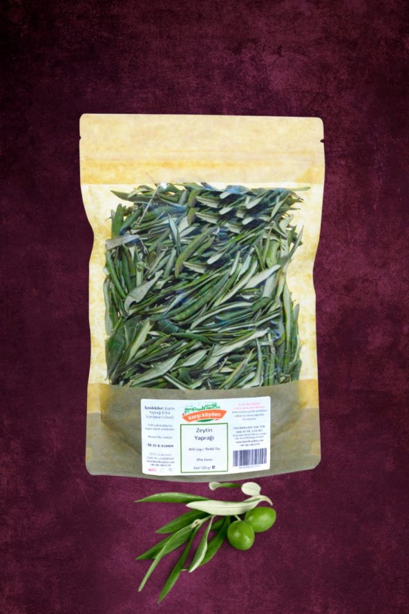 Karşı Köyden Zeytin Yaprağı Detoks Çayı- 120gr (KENDİ BAHÇEMİZDEN ve DOĞAL )