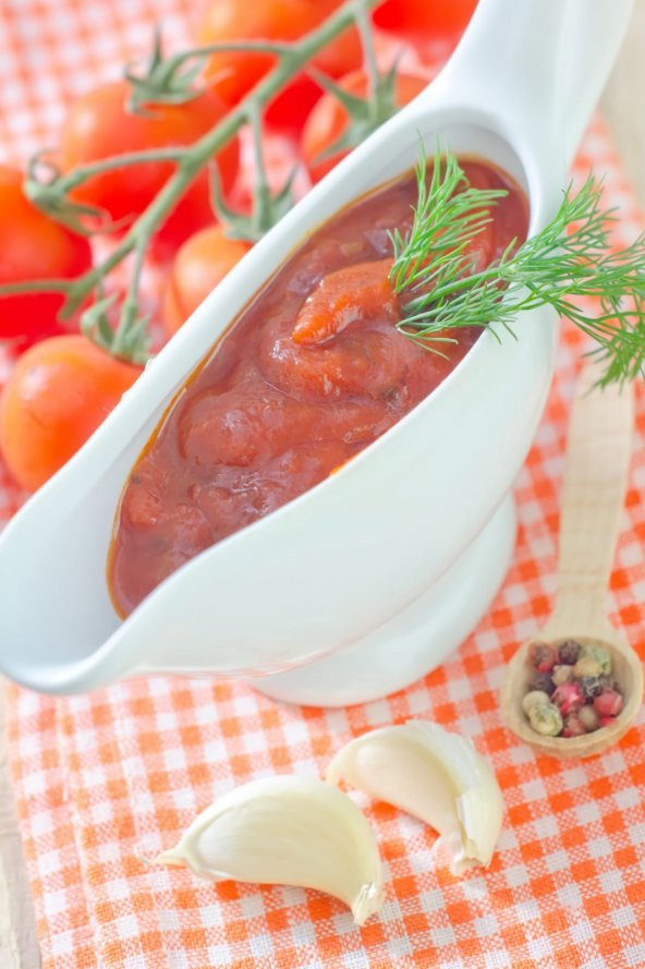 Karşı Köyden Domates & Biberli Karışık Salça/Sos - Odun Ateşinde Kaynatma - 600gr - 3