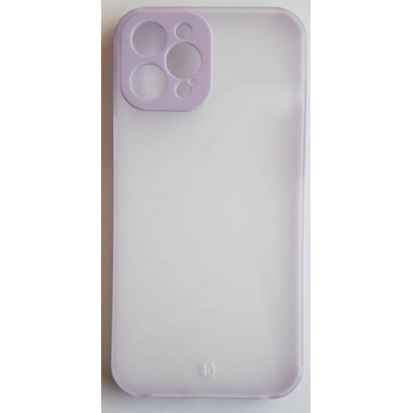 Apple İphone 12 Pro Max Kamera Korumalı Mat Buz Silikon Sert Kapak - 3