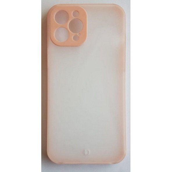 Apple İphone 12 Pro Max Kamera Korumalı Mat Buz Silikon Sert Kapak - 5