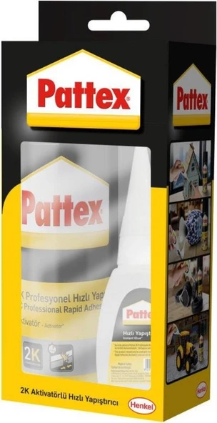 Pattex 2k Hızlı Yapıştırıcı 100+25 ml 2645988 - 2