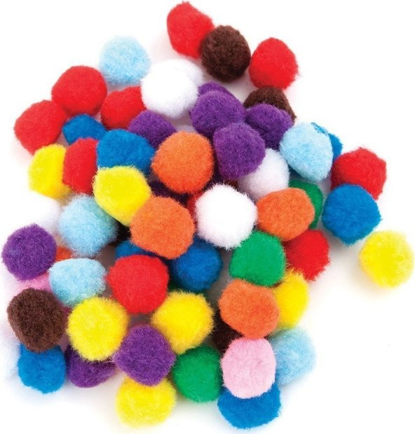 Puti Pom Pom 20MM 50 Adet ürün görseli