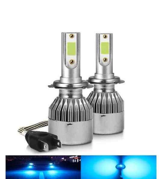 BALP M5 KRİSTAL MAVİ RENK Led Zenon 9006 Led Xenon 40w 9600lm Far Ampülü Şimşek Etkili SERİES-M5-İCE - 2