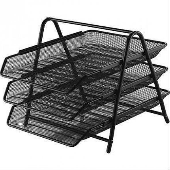 9 Parça Ofis Seti + Evrak Rafı - Delgeç - Bant Kesici - 3