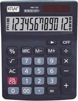 Kraf Hm-125 Hesap Makinesi Masaüstü 12 Hane