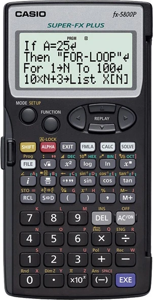 Casio FX-5800P Programlanabilir Bilimsel Fonksiyonlu Hesap Makinesi