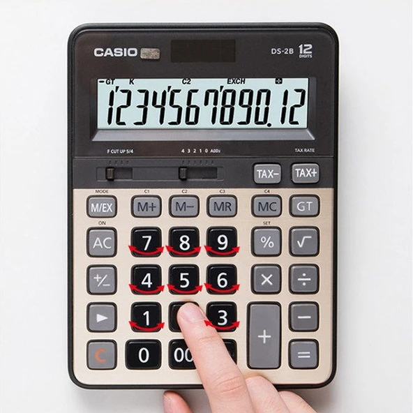 Casio DS-2B Masaüstü 12 Hane Hesap Makinesi - Resim 6