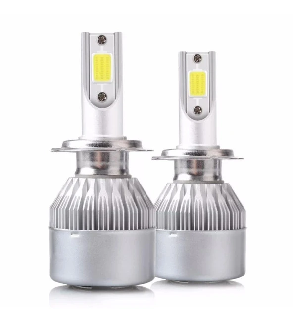 Buz Mavi C6 LED XENON 2 Adet H1 Led Xenon 48W 6900LM 8000K Far Ampülü seri C6- BM - - 4