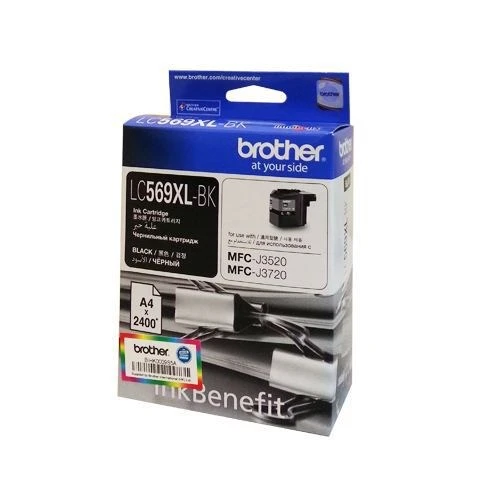 Brother Lc569Xl Bk Siyah Kartuş 2400 Sayfa Mfc J3520 J37