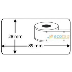Dymo Muadil 99010 89X28MM Adres Etiketi Küçük 1X260 Adet Lw-450 - Resim 2