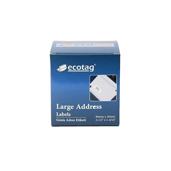 Dymo 89 x 36 MM Muadil Adres Etiketi Orta 520 Adet Lw-450 - 4