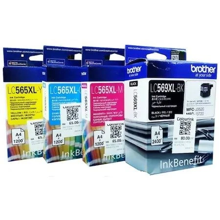 Brother Lc 569Xl 565Xl Kartuş Set 4 Lü Bk.C.M.Y. Mfc J2310. J25
