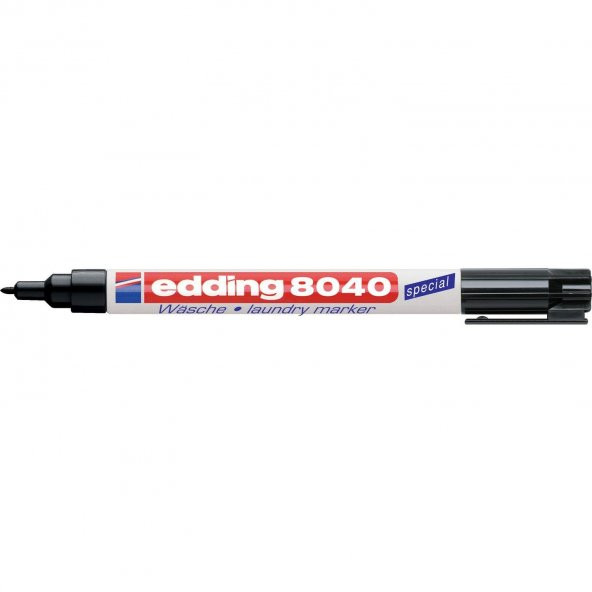 Edding Çamaşır Kalemi E-8040 Siyah - Resim 2