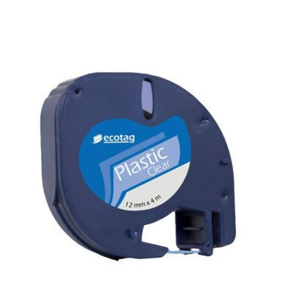 Dymo Letratag Muadil Plastik Şerit Etiket Şeffaf 10lu Paket - 2