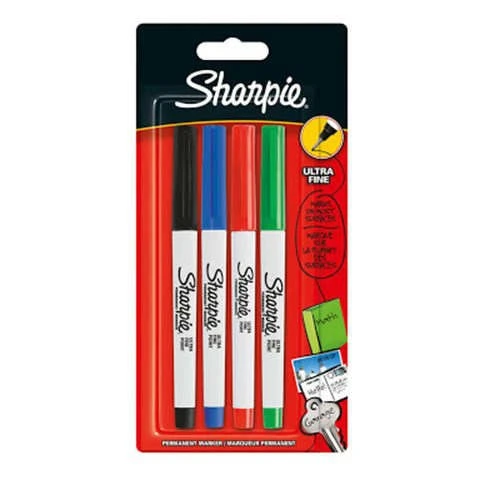 Sharpie Ultra Fine İnce Standart Renk 4lü Blister S0835360