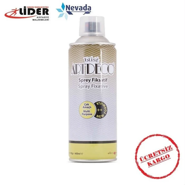 ARTDECO BÜST PARLAK SPREY VERNİK 400 ML - 1