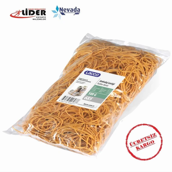 Lacco İnce Ambalaj Lastiği 100 Kauçuk 500Gr Ücretsiz Kargo ürün görseli
