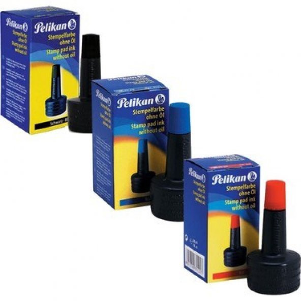 PELİKAN KAŞE MÜREKKEBİ 28 ML ISTAMPA MÜREKKEBİ RENK SEÇENEKLİ ürün görseli