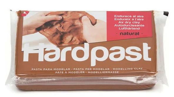 HARDPAST NATUREL SERAMİK HAMURU 1 KG TOPRAK TC15A Ücretsiz Kargo