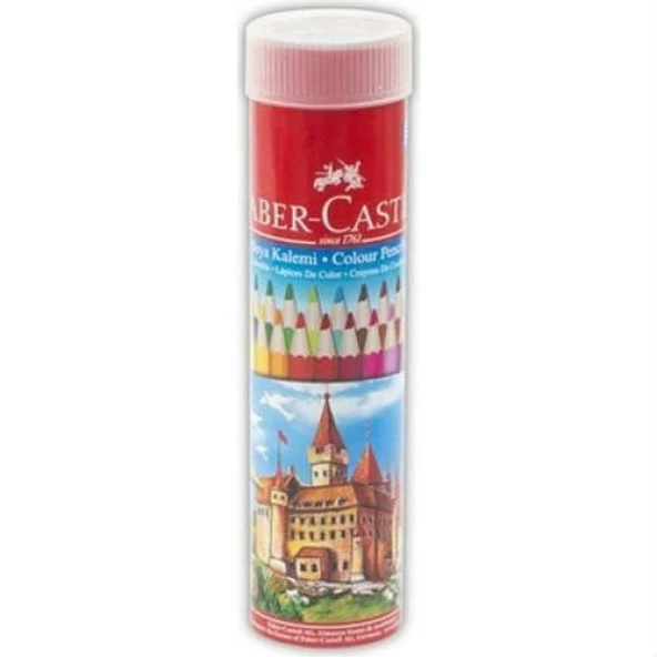 Faber Castell Kuru Boya 24 Renk Metal Tüp 5173 116524