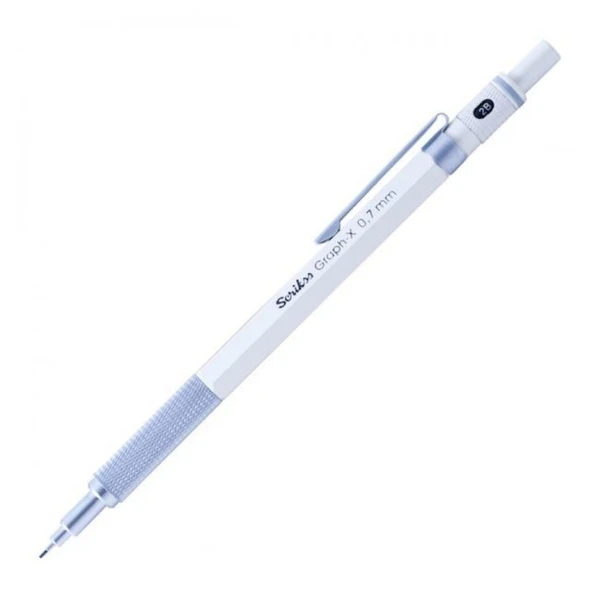 Scrikss Graph x Versatil Kalem Metal 0.7 MM Beyaz - 1