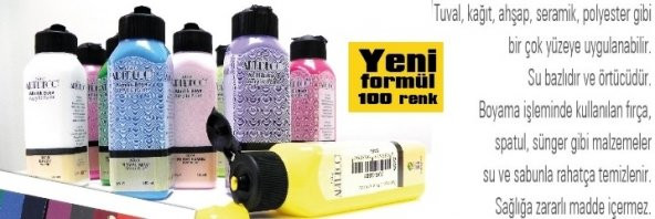 ARTDECO AKRİLİK BOYA 140 ML TÜM RENKLER ürün görseli 1