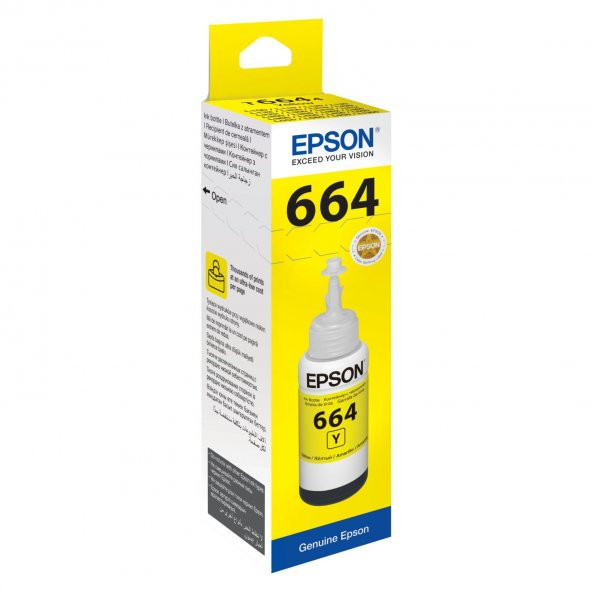 Epson T6644 Sarı Mürekkep