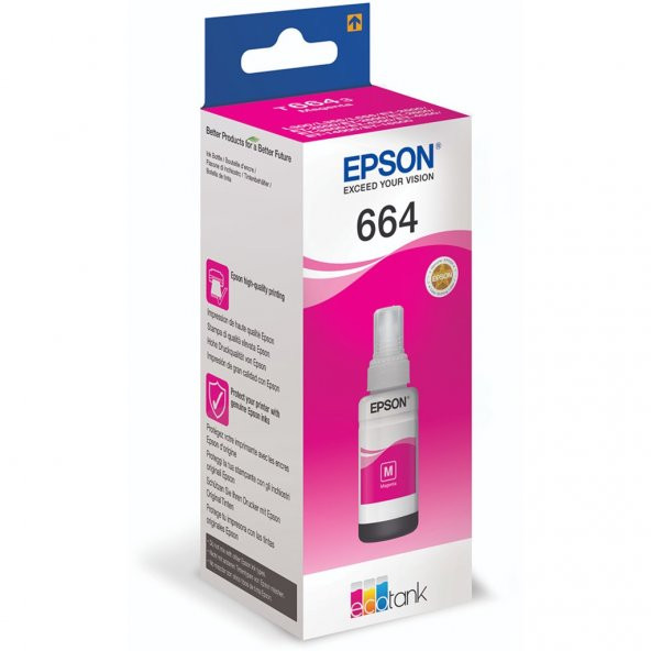 Epson T6643 Magenta Mürekkep C13T66434A