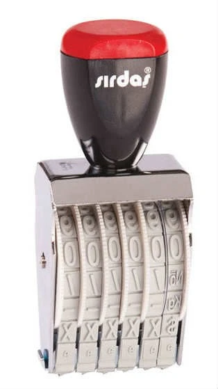 Sırdaş Numaratör 9Mm 6 Hane 1596 ürün görseli