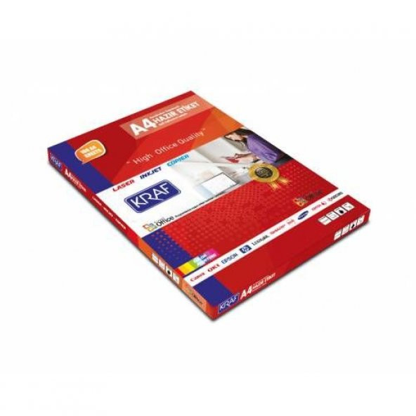 Kraf Laser Etiket Kf-2001 199.6 X 289.1 MM ürün görseli