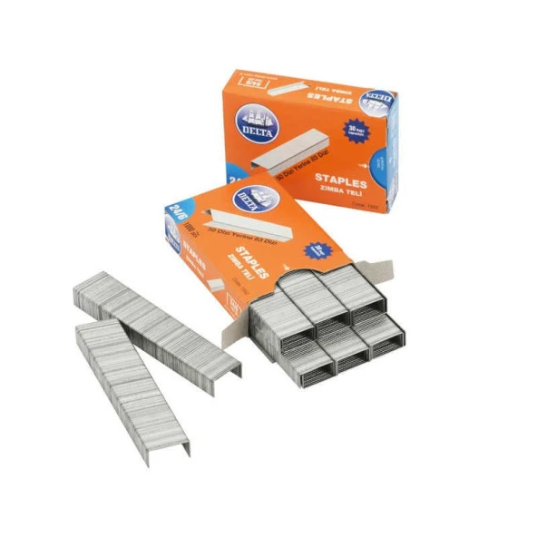 DELTA 246 Zımba Teli Beyaz - 1000lik -10 KUTU ürün görseli 1