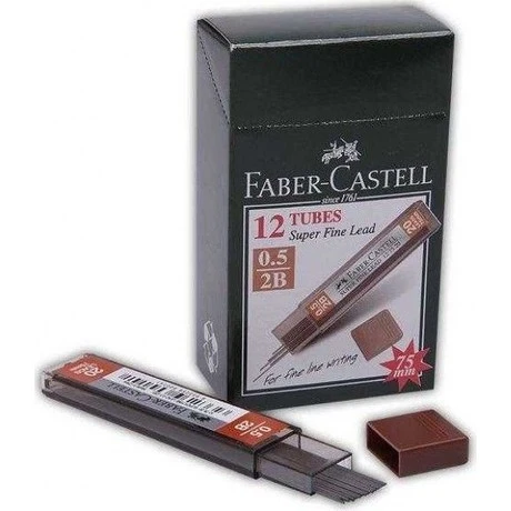 FABER CASTELL UÇ 0.5 MİN, KURŞUN KALEM UCU -12Lİ PAKET KARGOSUZ ürün görseli 1