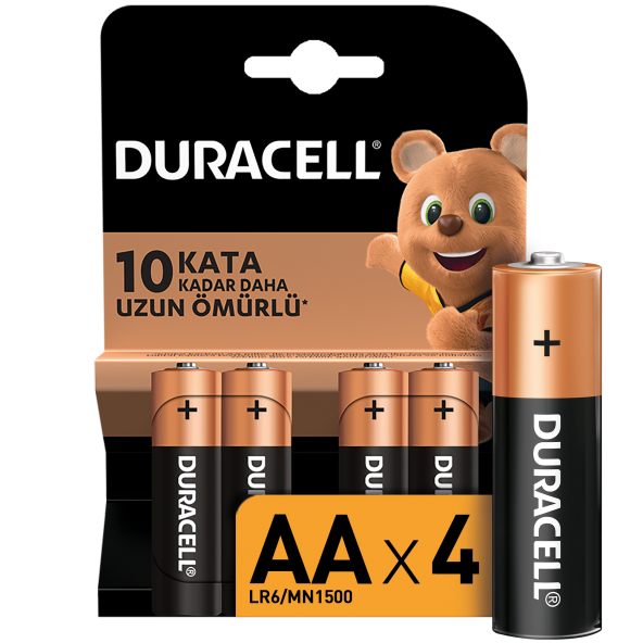 Duracell Lr6/Mn1500 Aa Kalem Pil 4Lü