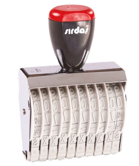 SIRDAŞ NUMARATÖR 9MM 10 HANE 15910 BÜYÜK BOY ÜCRETSİZ KARGO ürün görseli