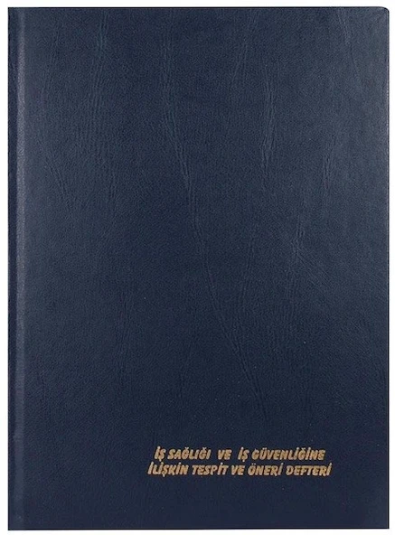 İş Sağlığı ve İş Güvenliği Tespit ve Öneri Defteri - Resim 2