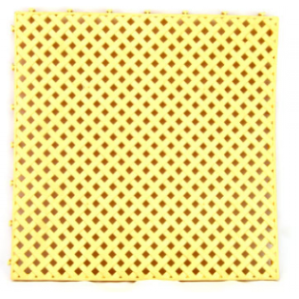 ASIMOĞLU Plastik Geçmeli Sarı Yer Karosu 33x33 Cm 1 Adet