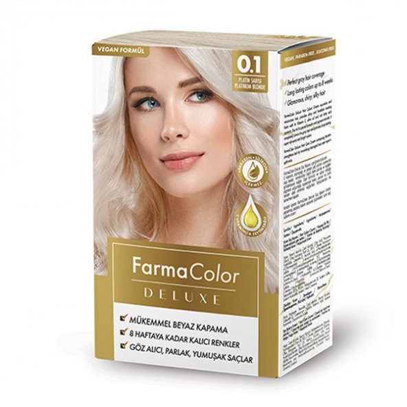 Farmasi Farmacolor Deluxe Saç Boyası Platin Sarı 0.1